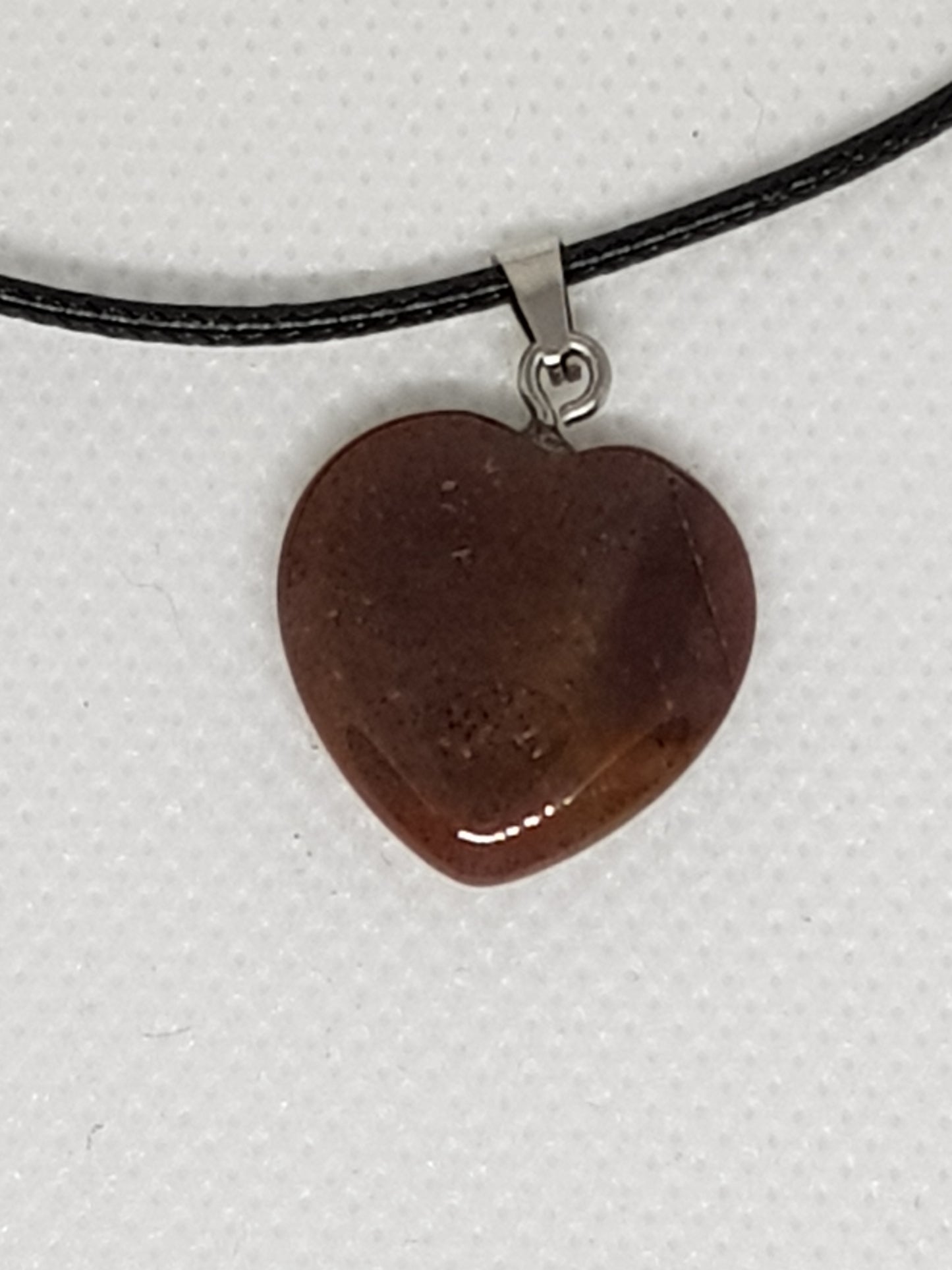 Healing Crystal 11 different Agate heart necklace