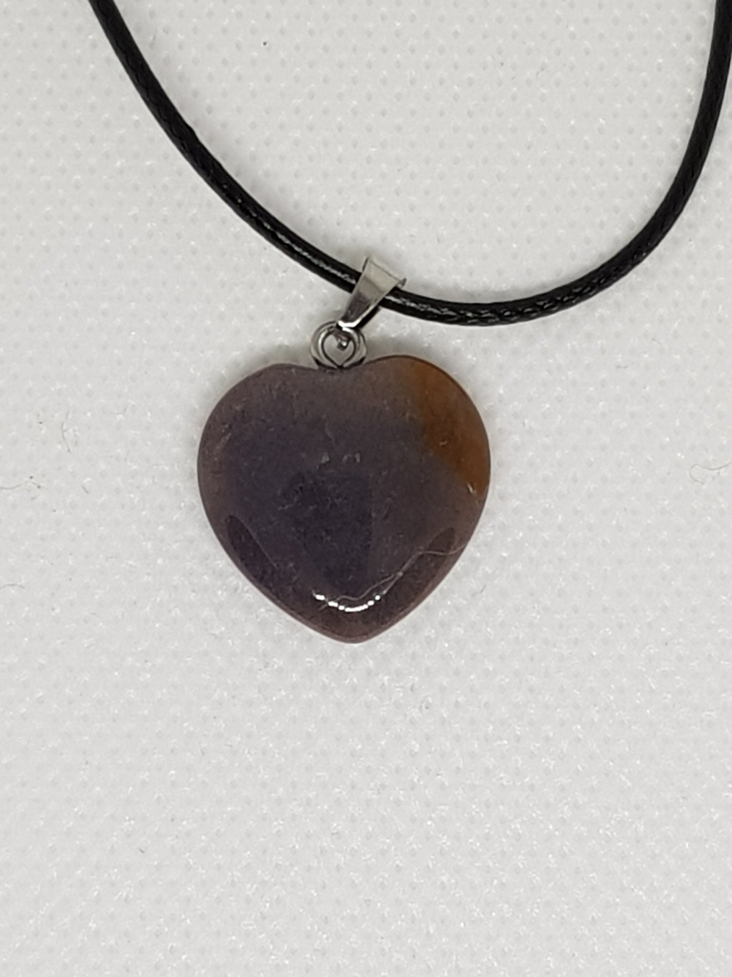 Healing Crystal 11 different Agate heart necklace