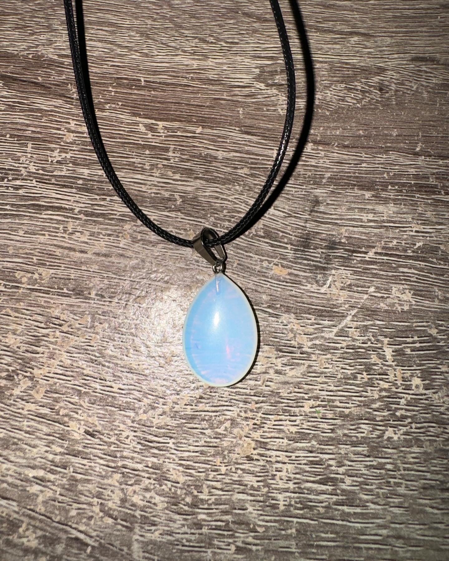 Tear drop Chakra Necklace Opalite Healing Reiki Crystal