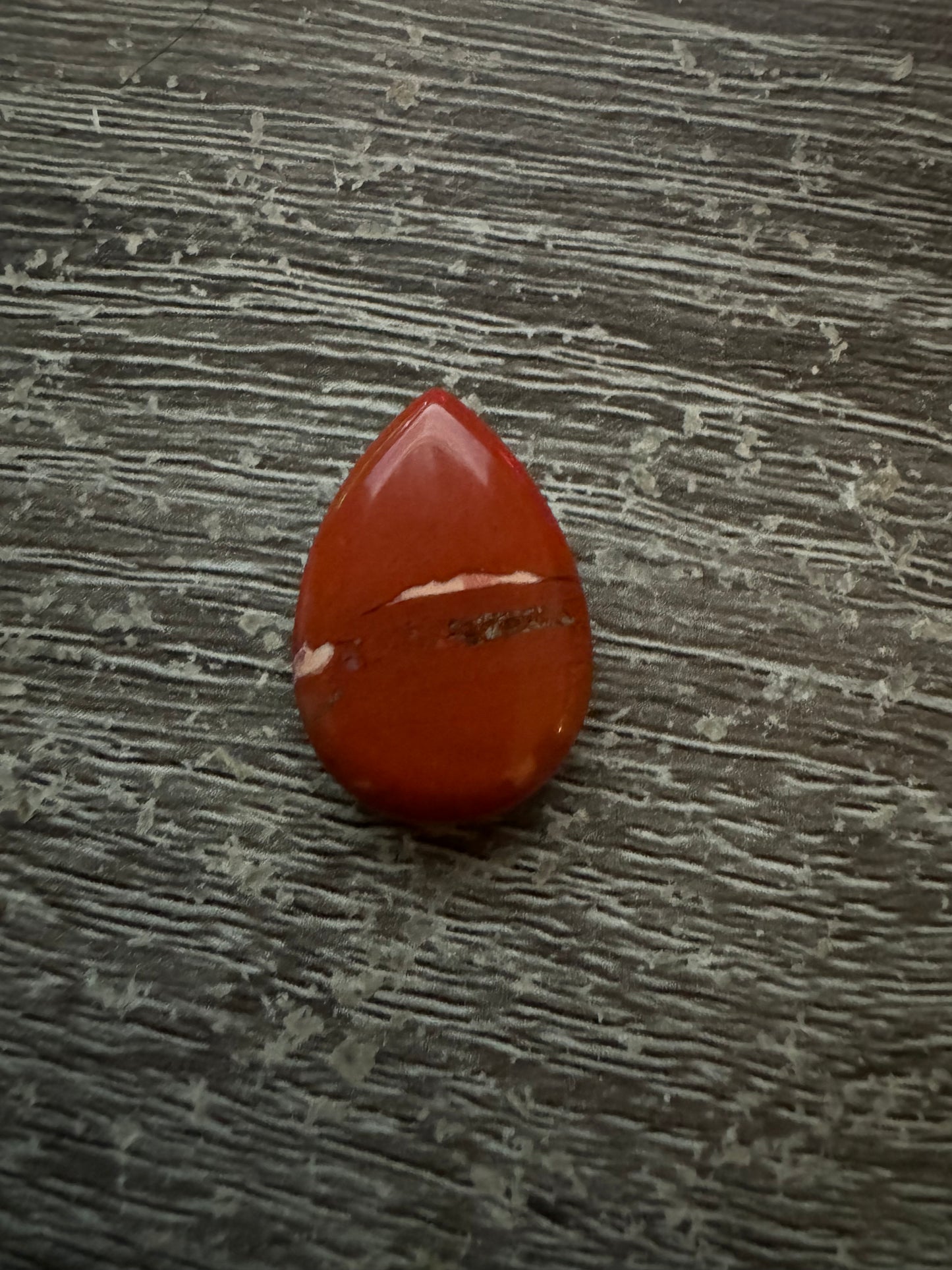 Small Tear drop Red Jasper healing stone